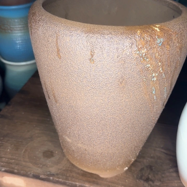 红陶微瑕花盆处理来啦