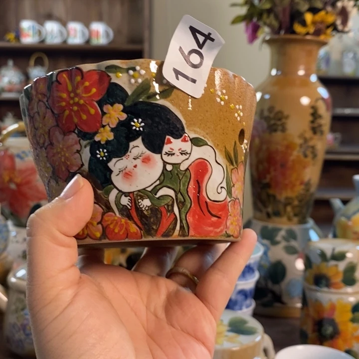 世***家瓷片164 景德镇釉下五彩陶瓷