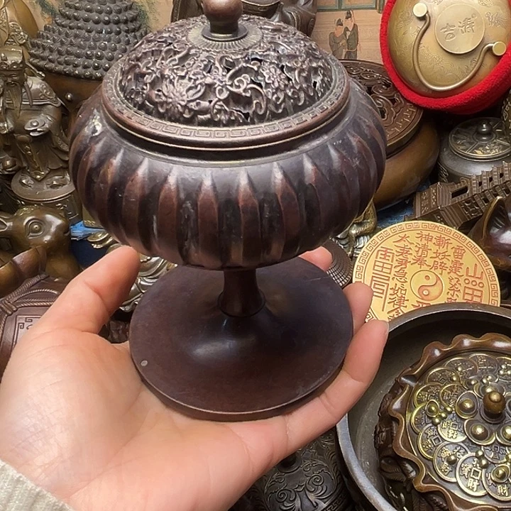 铜器摆件老王直播间