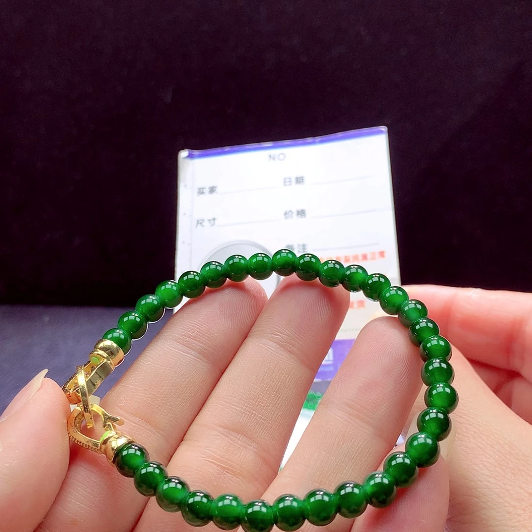 未镶嵌手链翡翠手链