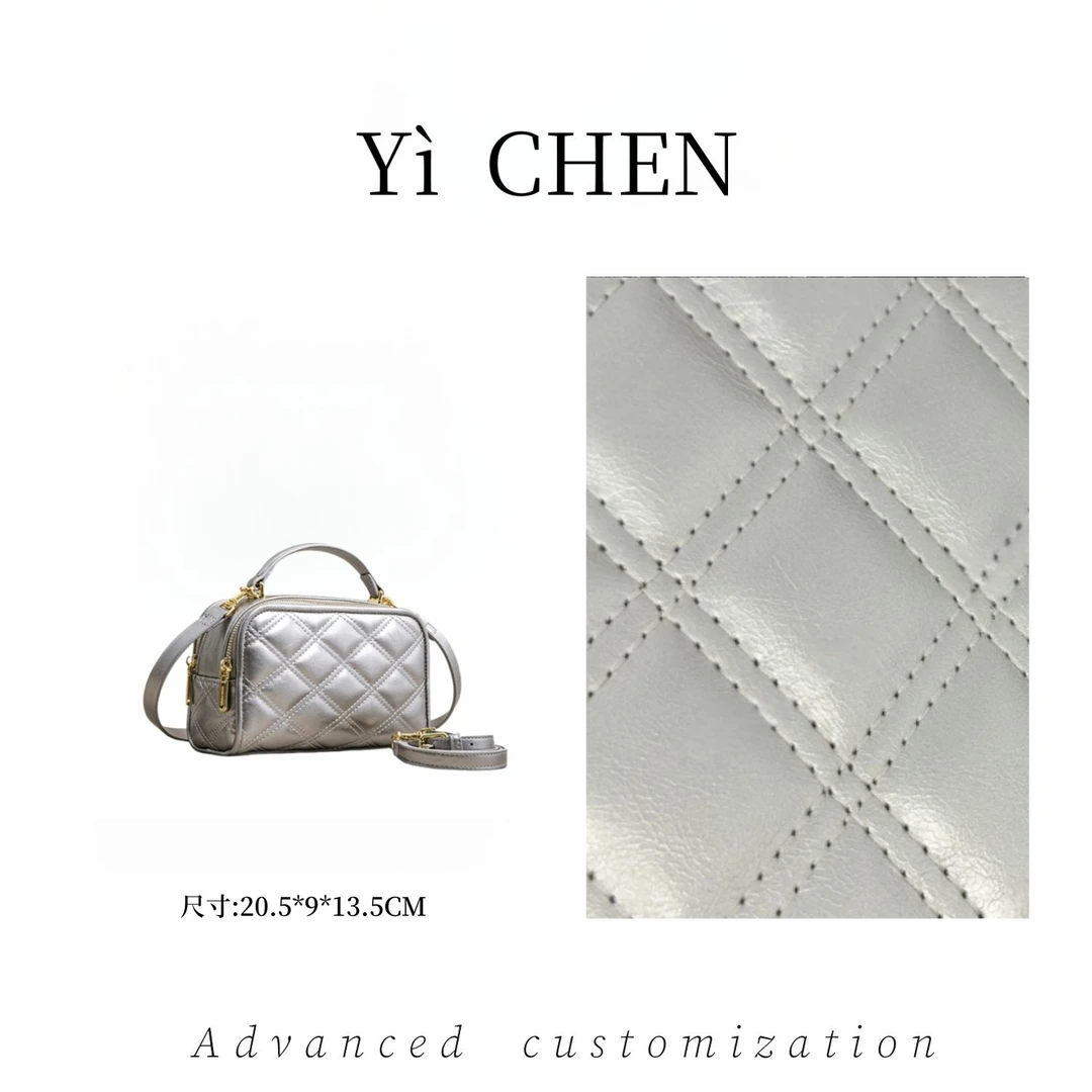 【Yì CHEN】SK-62961-银枪色简约时尚女士新款轻奢单肩斜跨包