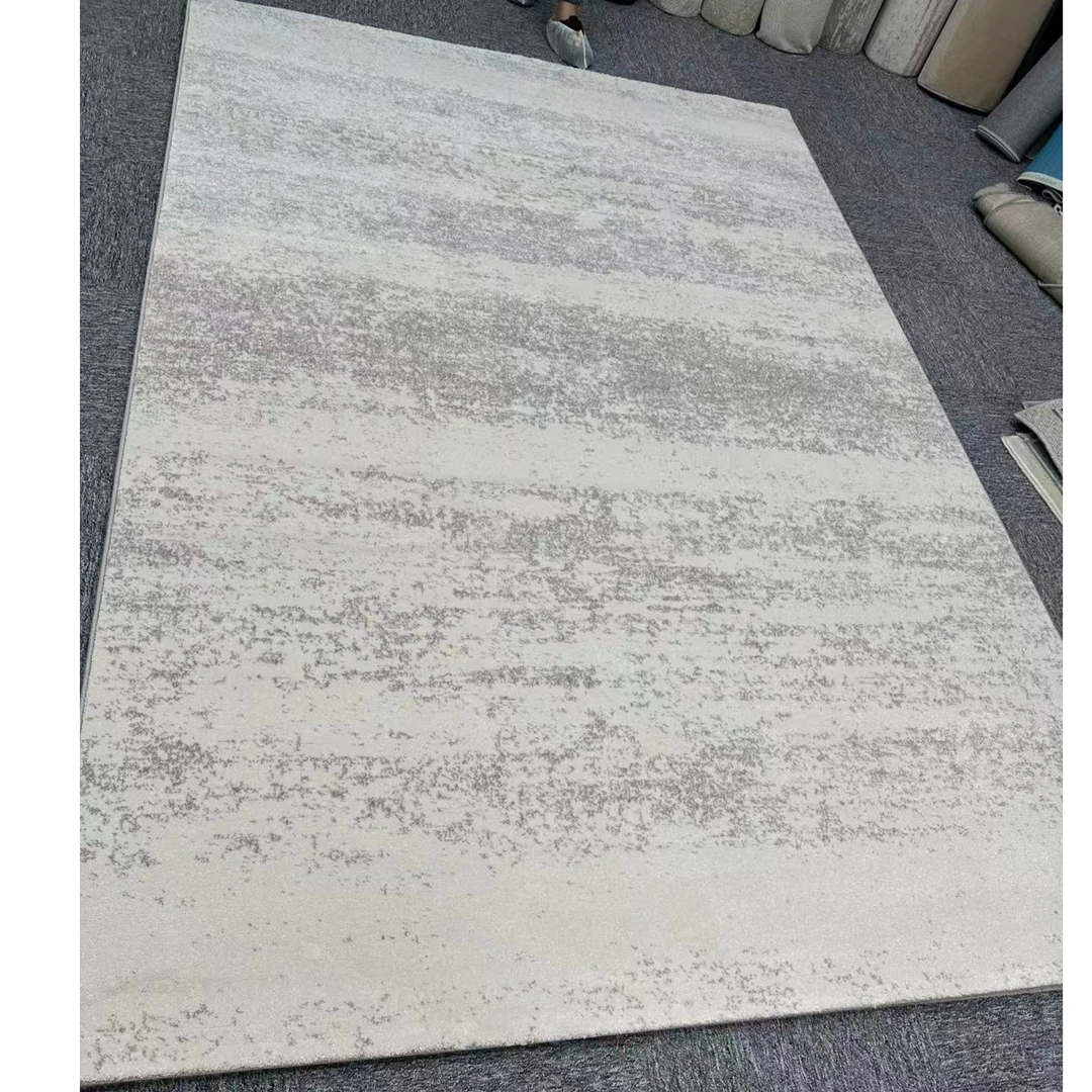 轻奢高级简约防水螺旋弹力纱防污地毯客厅卧室