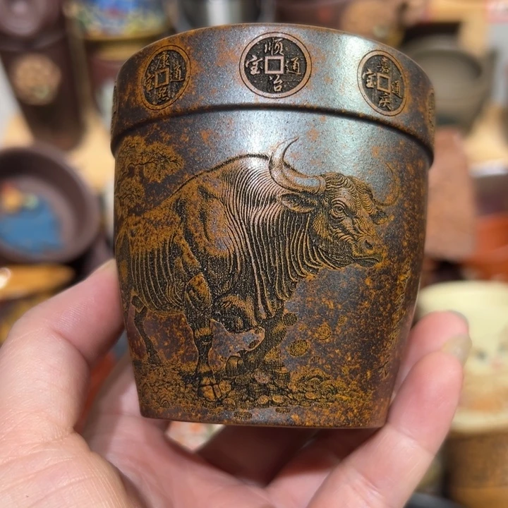 紫砂茶杯宜兴紫砂主人杯