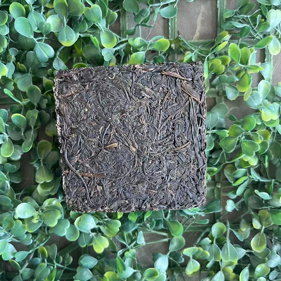 雨腾古茶 “天Z 众SJ”天Z黑金刚天地YY原JH紫芽200g砖生茶（5月29）