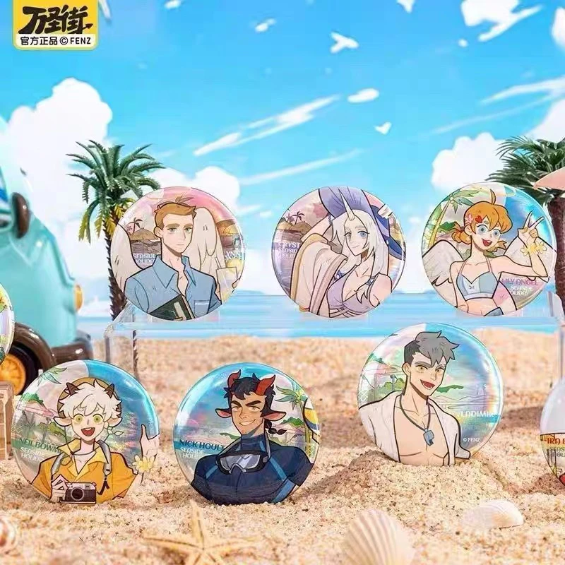 万圣街 夏日之约系列马口铁徽章盲盒（代拆）