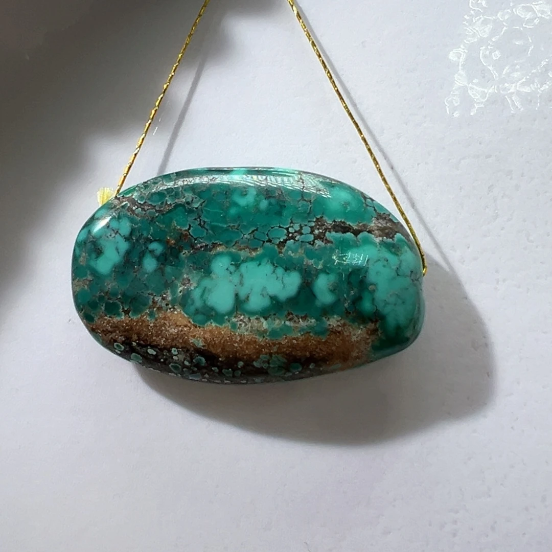 绿松石未镶嵌挂件