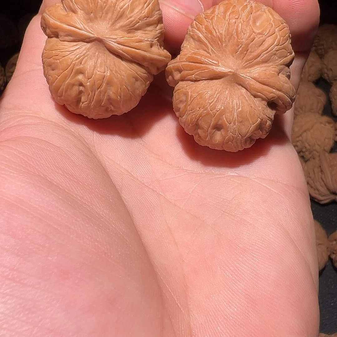 把件文玩核桃35尺全品平谷元宝