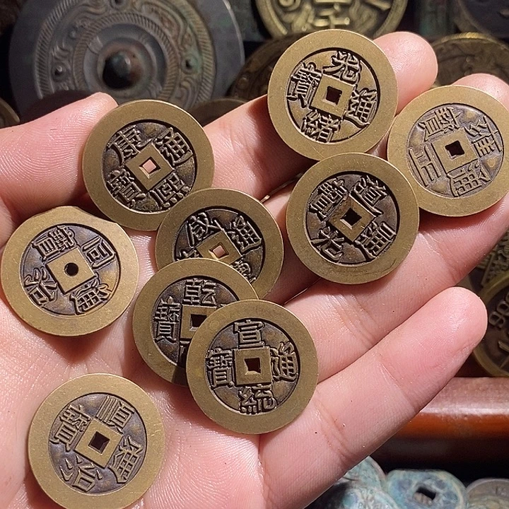 铜现代花钱工艺品工艺品