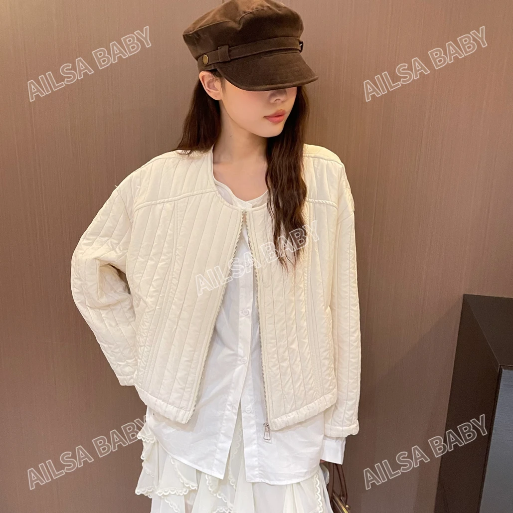 【AILSA BABY】欧货拼接假两件加棉外套/92684A