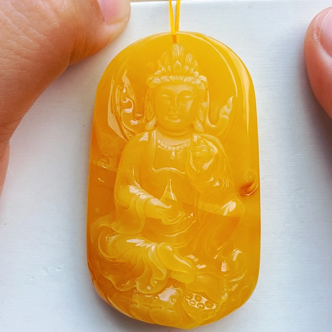 蜜蜡颈饰未镶嵌天然保真假一赔十26