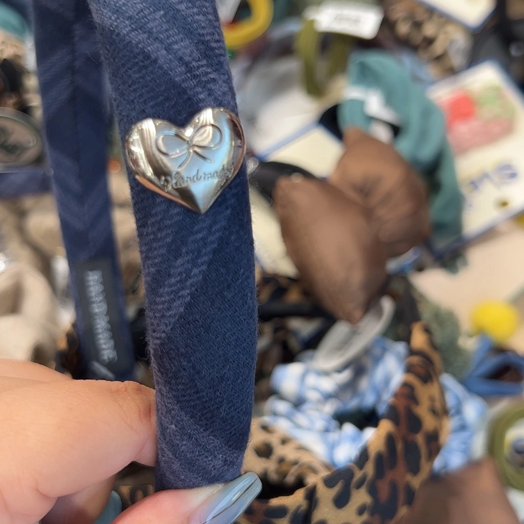 非金属无蓝色格纹发箍