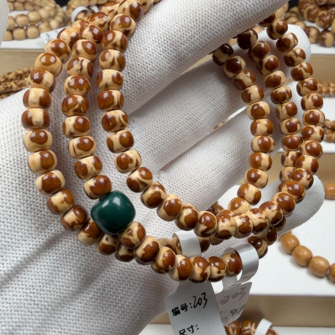 紫金鼠手串203纯肉老型花鼠6.8mmD-6