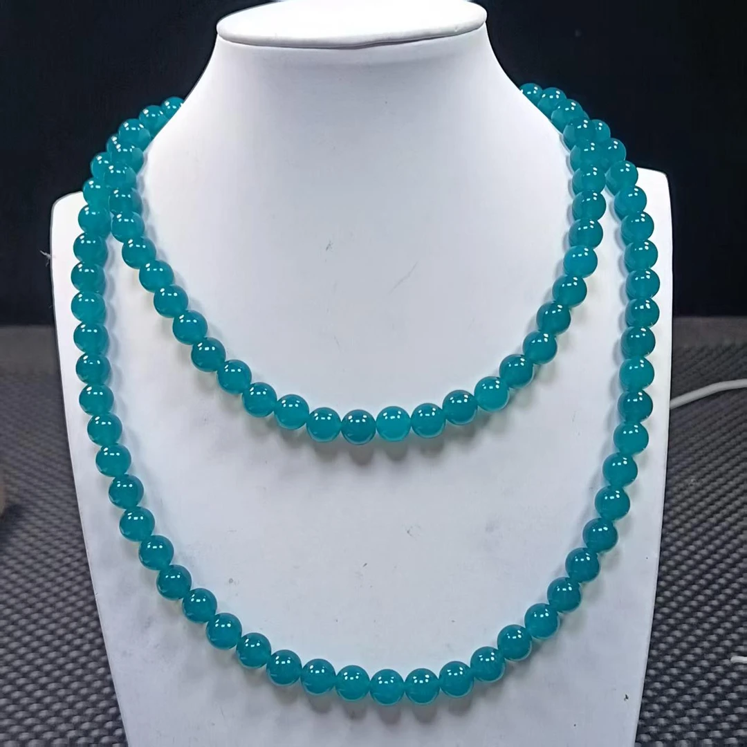 深蓝8mm 108项链发一条35J17