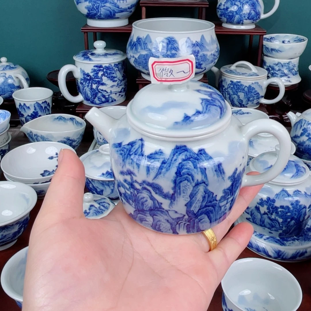 爱***谛手工手绘青花青花