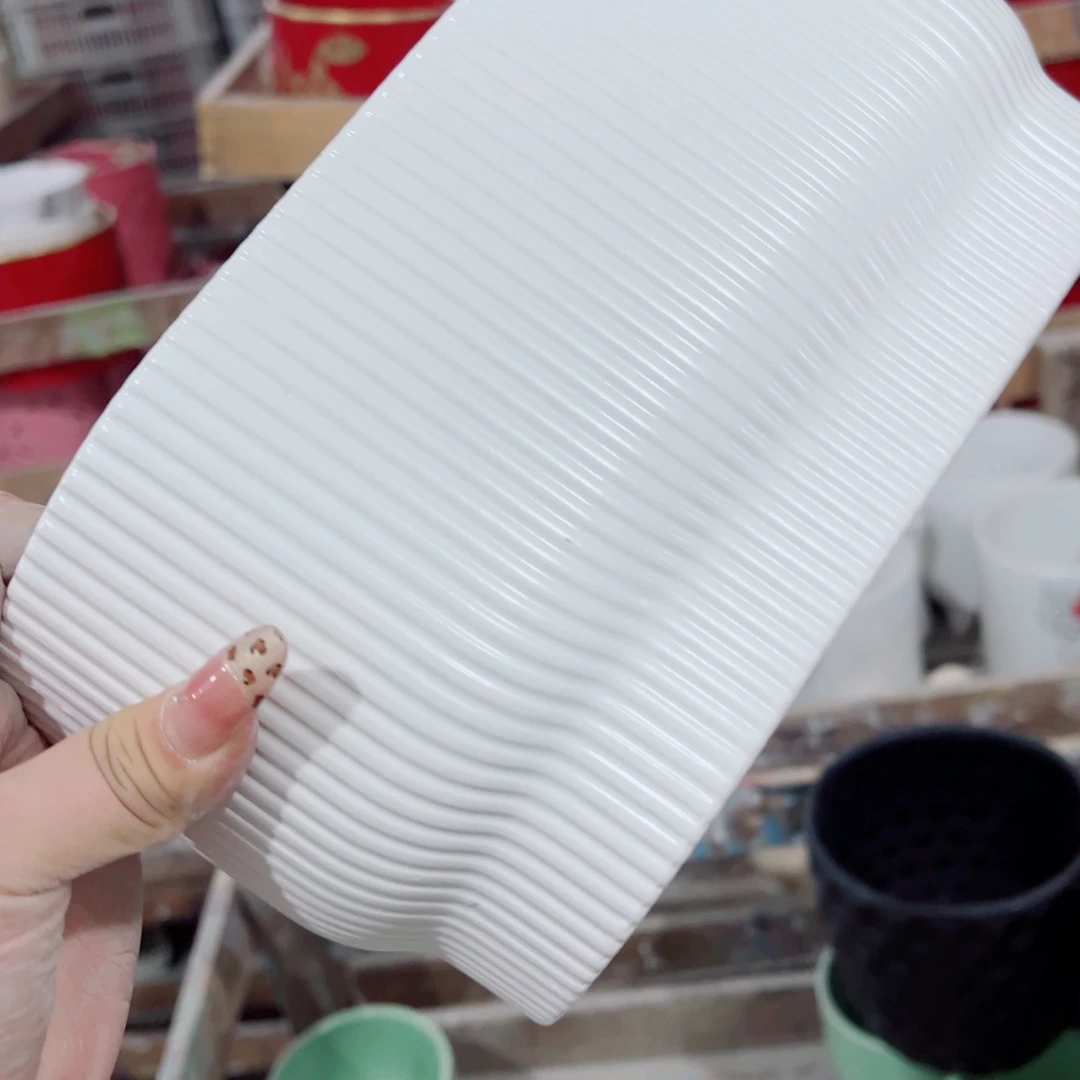 有孔，陶瓷花盆满10米包邮发货