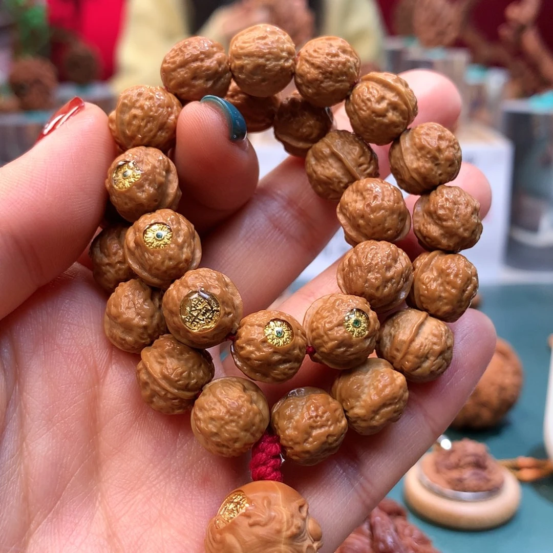 猴头核桃手串———————————-