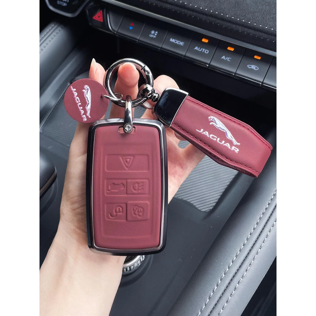 适用捷豹xfl钥匙套xel高档男款fpyce真皮保护壳xj合金扣新款女士