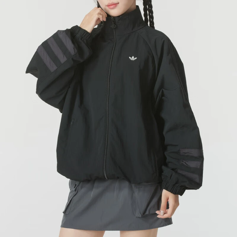 adidas/阿迪达斯外套女装 25秋新款梭织户外风衣运动立领夹克