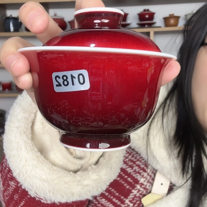 瓷片景德镇郎红陶瓷