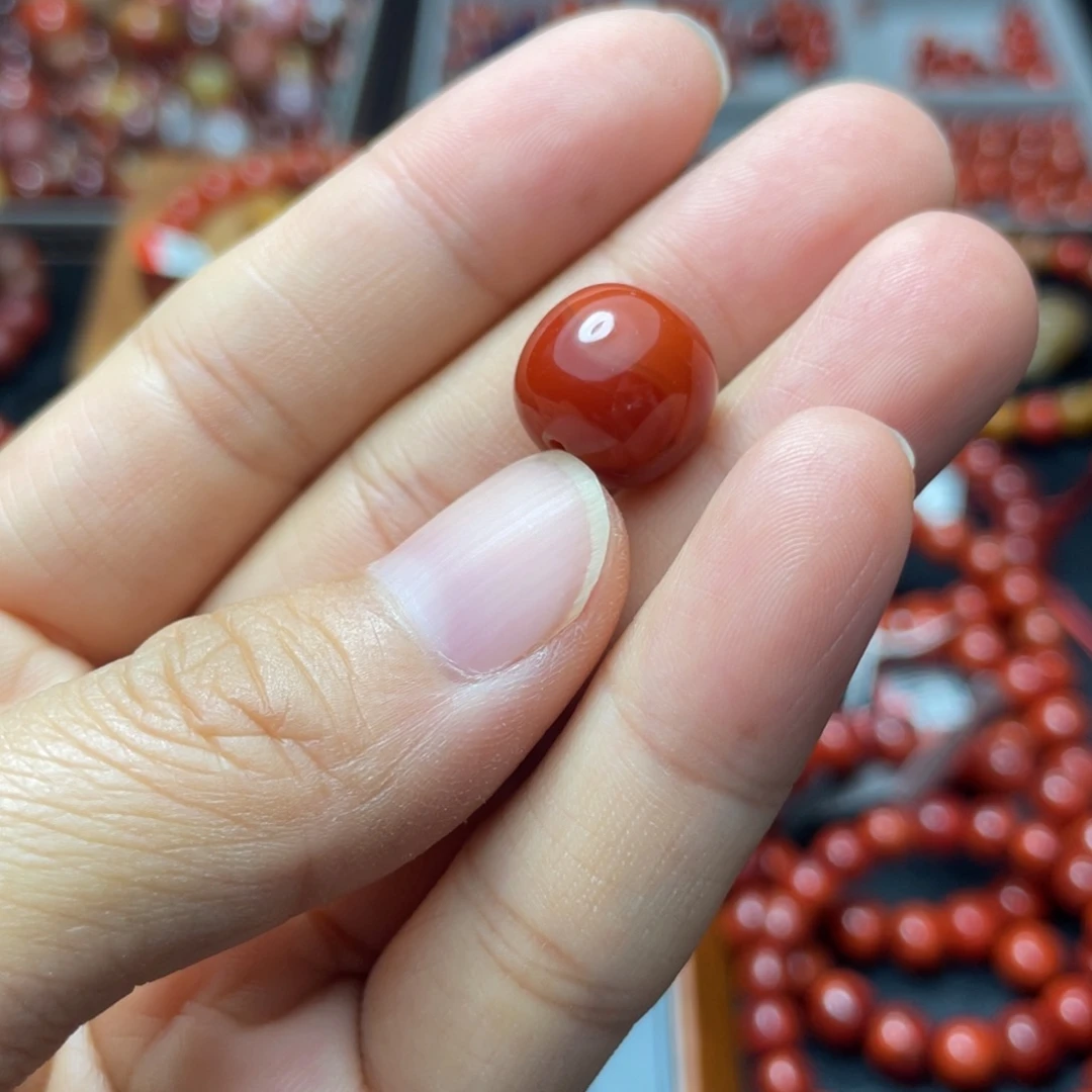 南红玛瑙未镶嵌单珠多样性发1  13