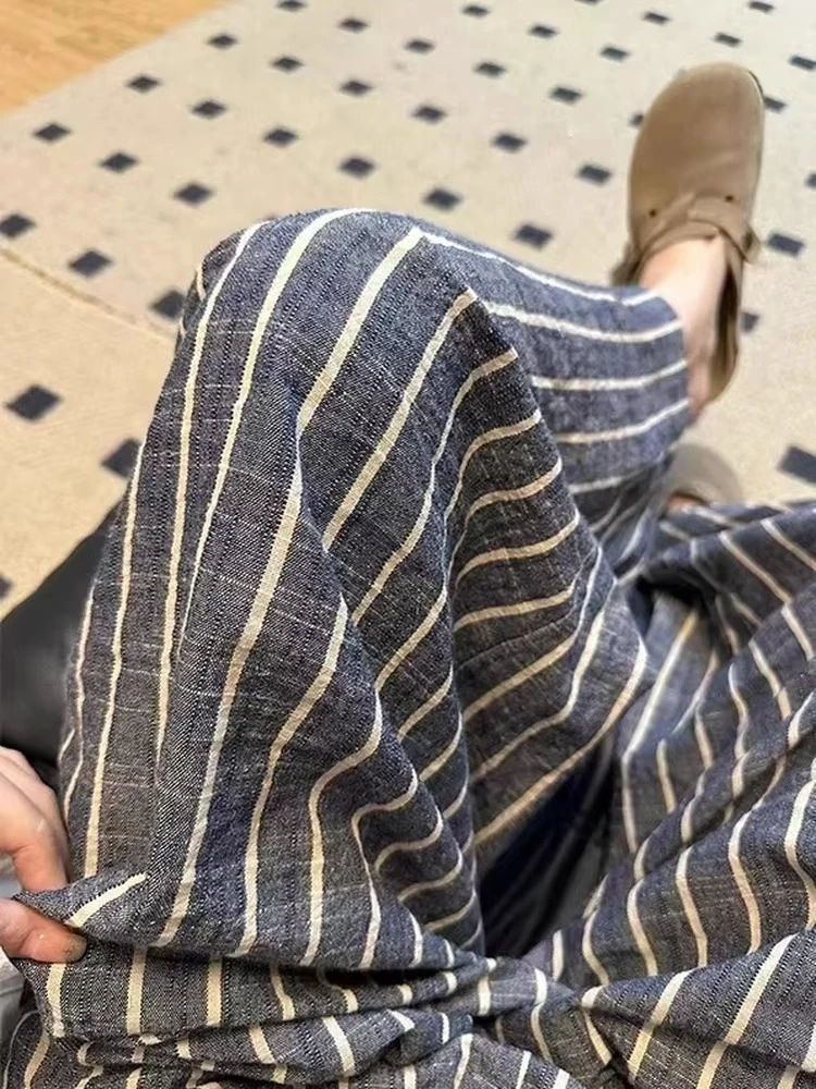 【DMXJ大梦想家】休闲高腰睡裤女夏季爆款亲肤阔腿长裤子遛弯可外穿