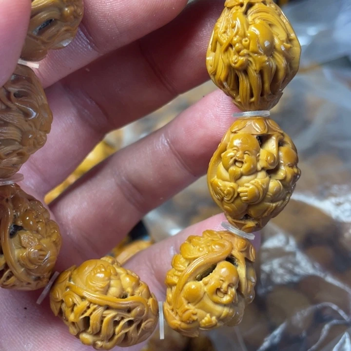 橄榄核手串/手链28个斤斤计较