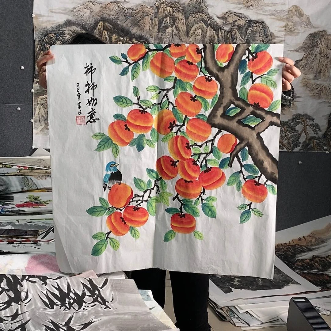 国画手写手绘国画作品111