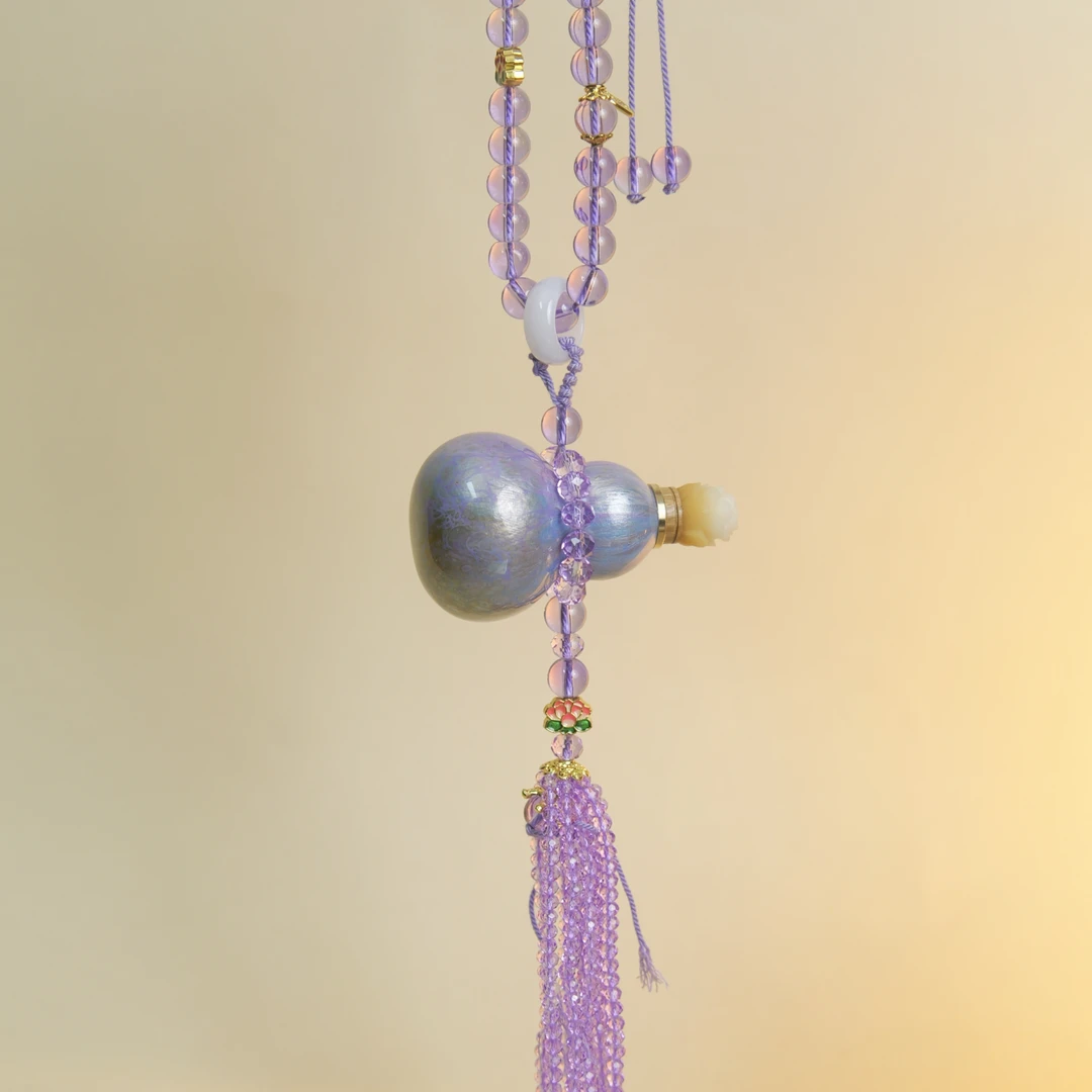 天然大漆葫芦彩色手持珠串包挂中式复古流苏挂件车挂中国风