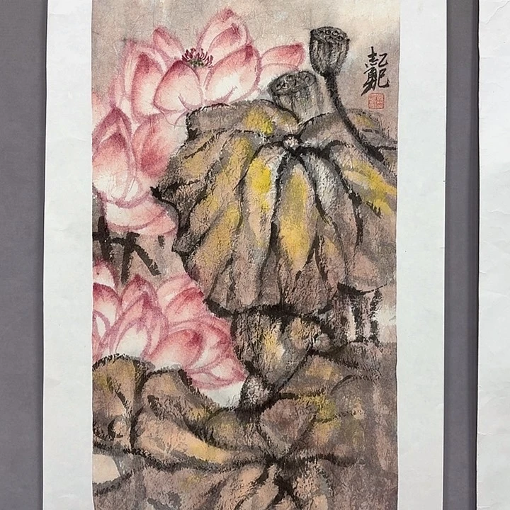 国画亲笔手绘放心去藏
