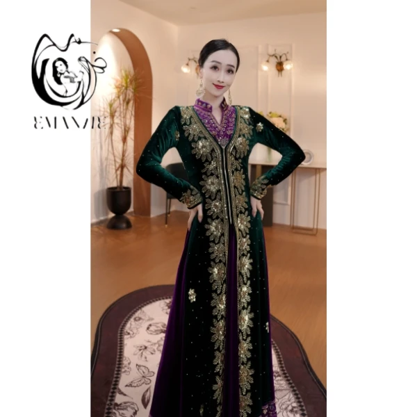 W25Q02依曼之舞异域风情新款外套洋气气质民族风新疆舞蹈服装秋冬