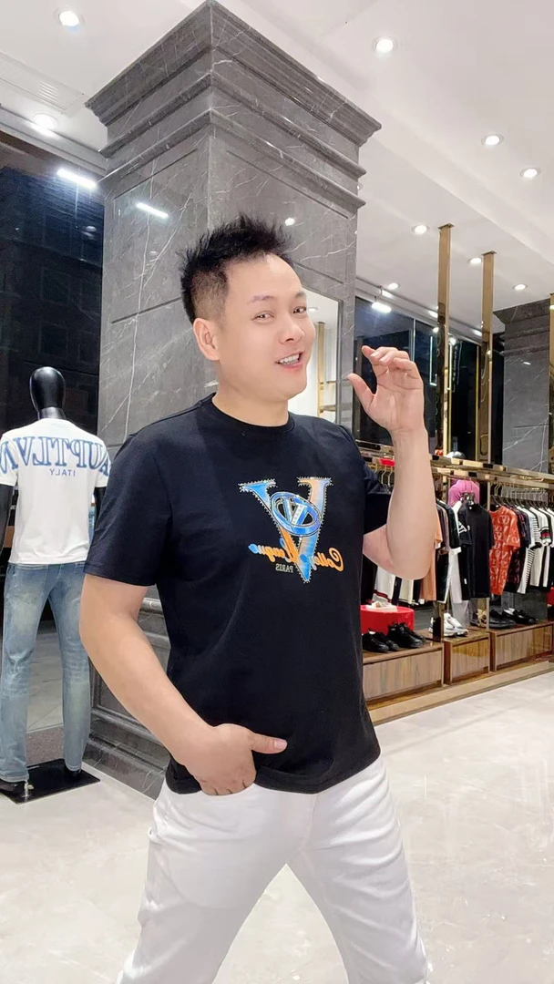 532夏季新款男士欧货时尚丝光液氨棉短袖