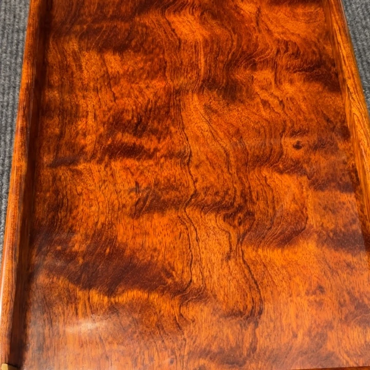 翱***翔木缅甸花梨超大托盘