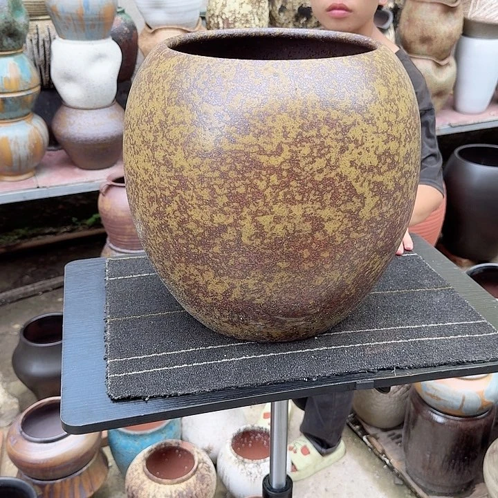 紫砂花盆高度37口径26