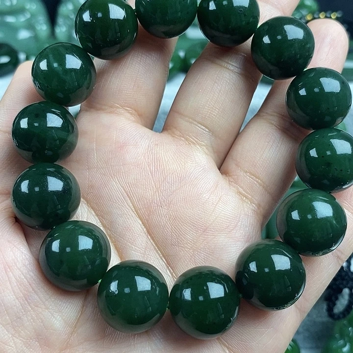 和田玉（碧玉）未镶嵌项链16