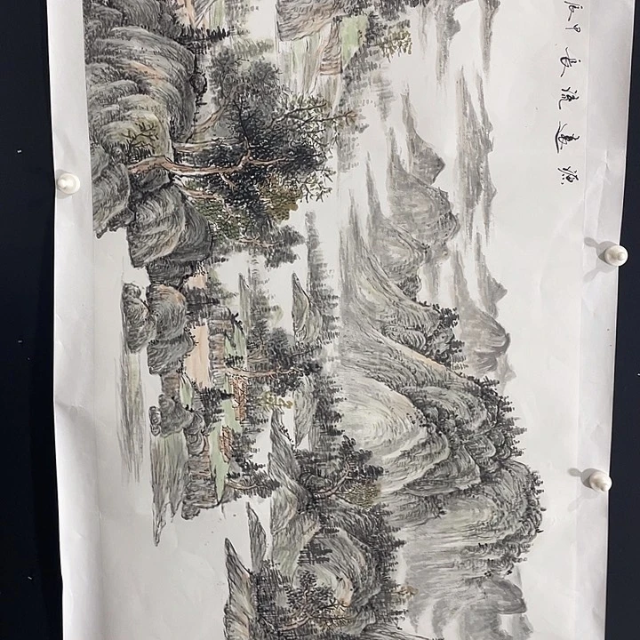 国画老师手绘作品