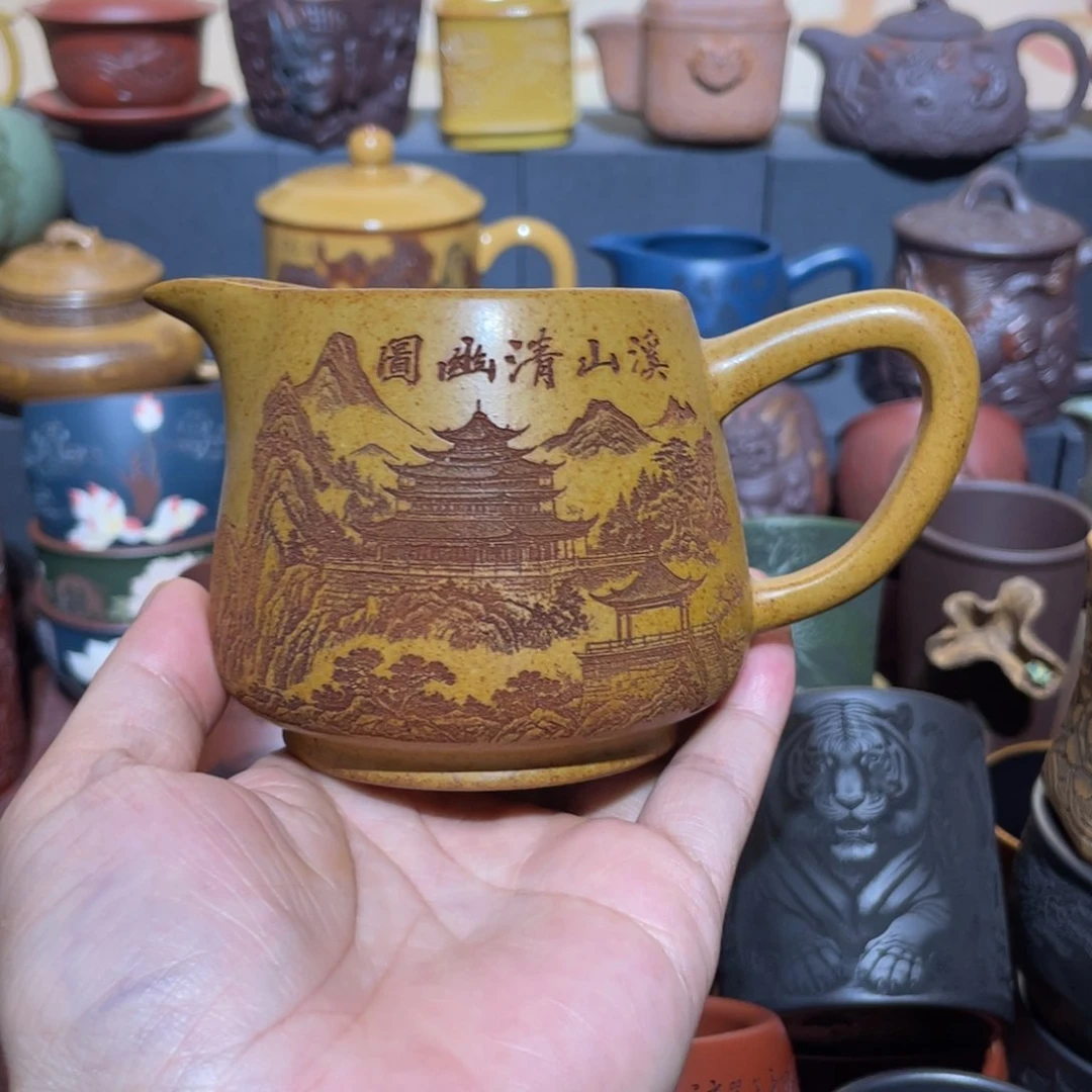 原矿紫砂手工主人杯