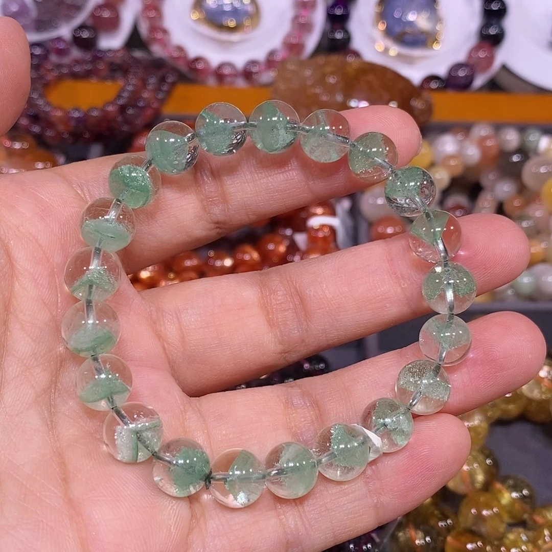 未镶嵌手链水晶翠幽灵9
