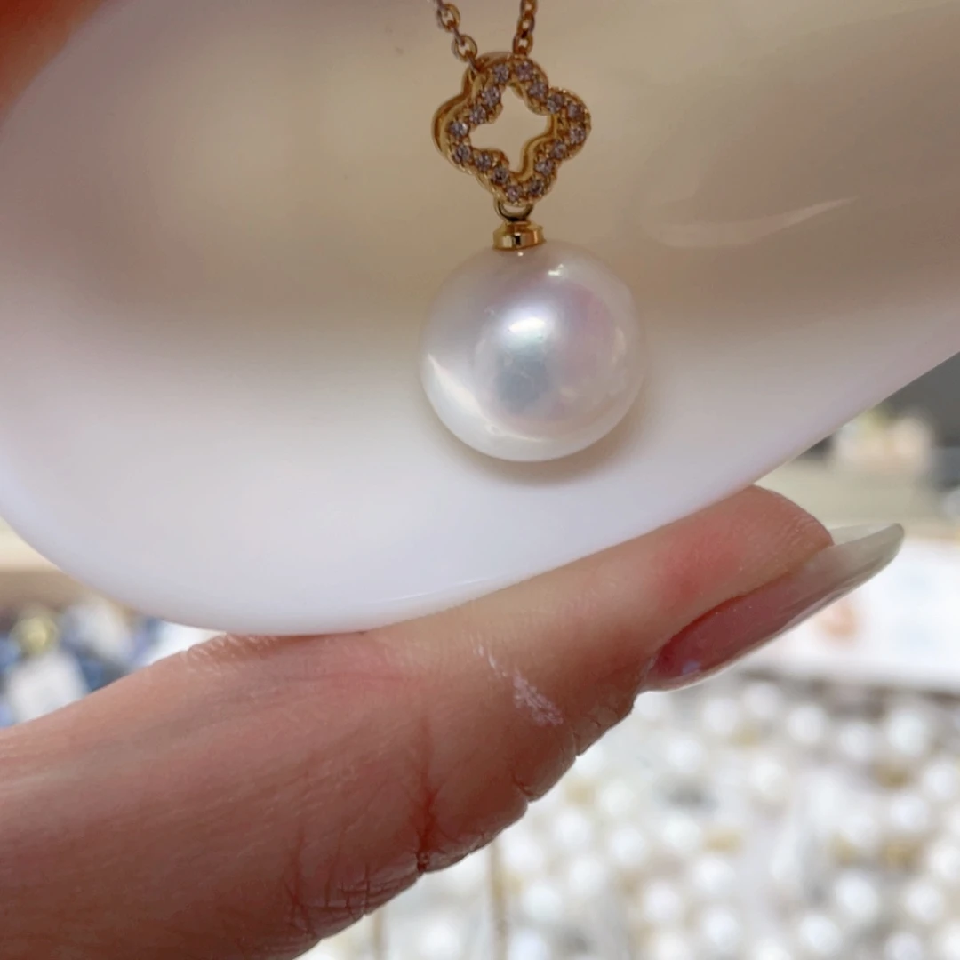 淡水珍珠未镶嵌吊坠(赠链)