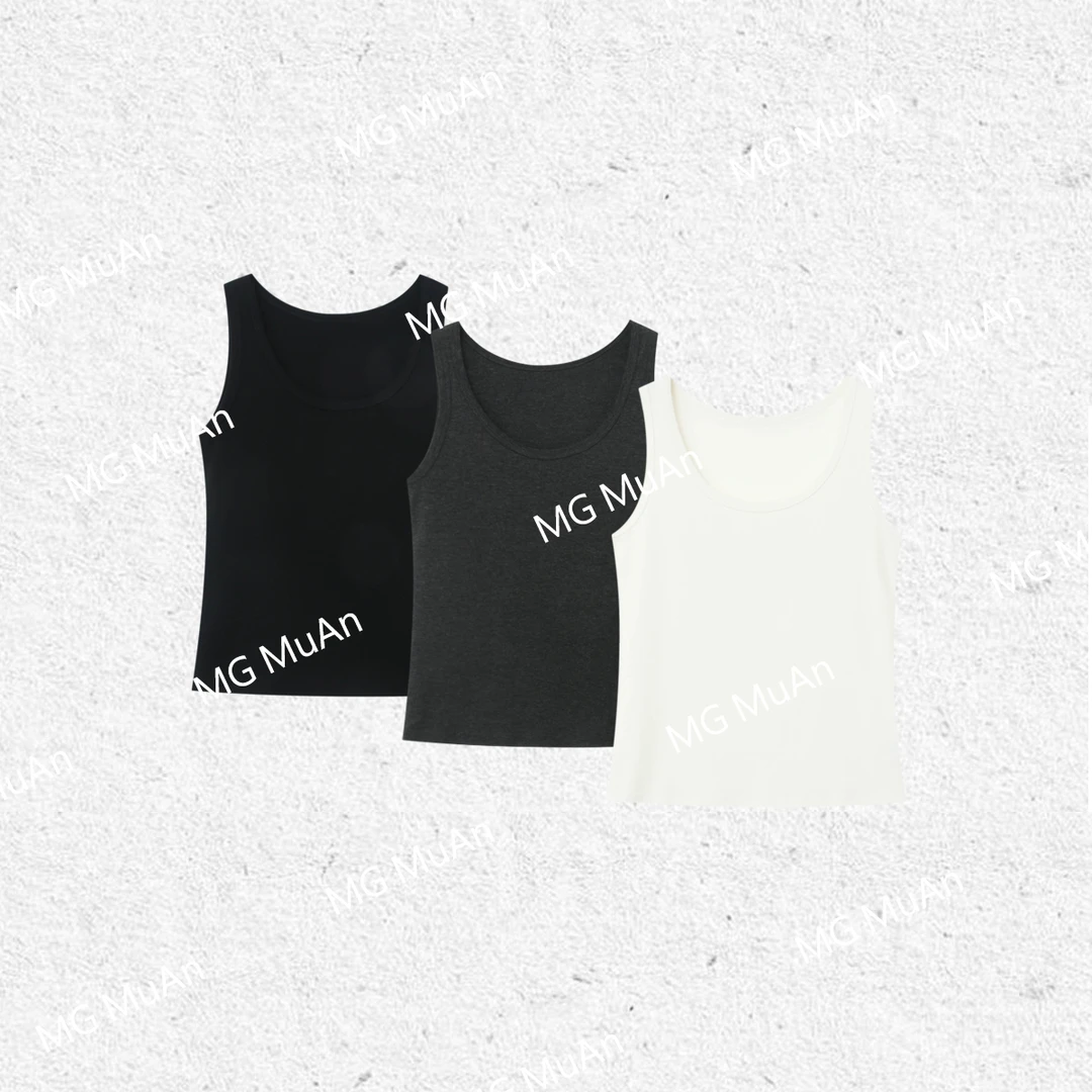 木岸【万能背心】MUAN定制简约百搭日常背心吊带上衣女DG3-8903