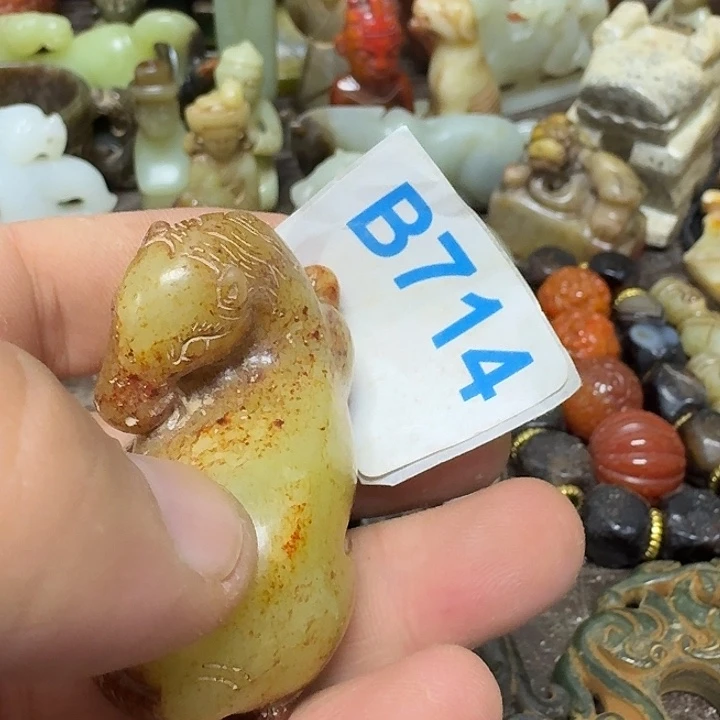 西***人和田玉未镶嵌车挂