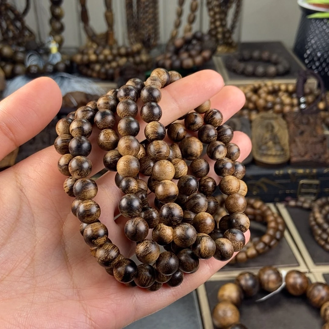 手串沉香有***福越南芽庄白留疤