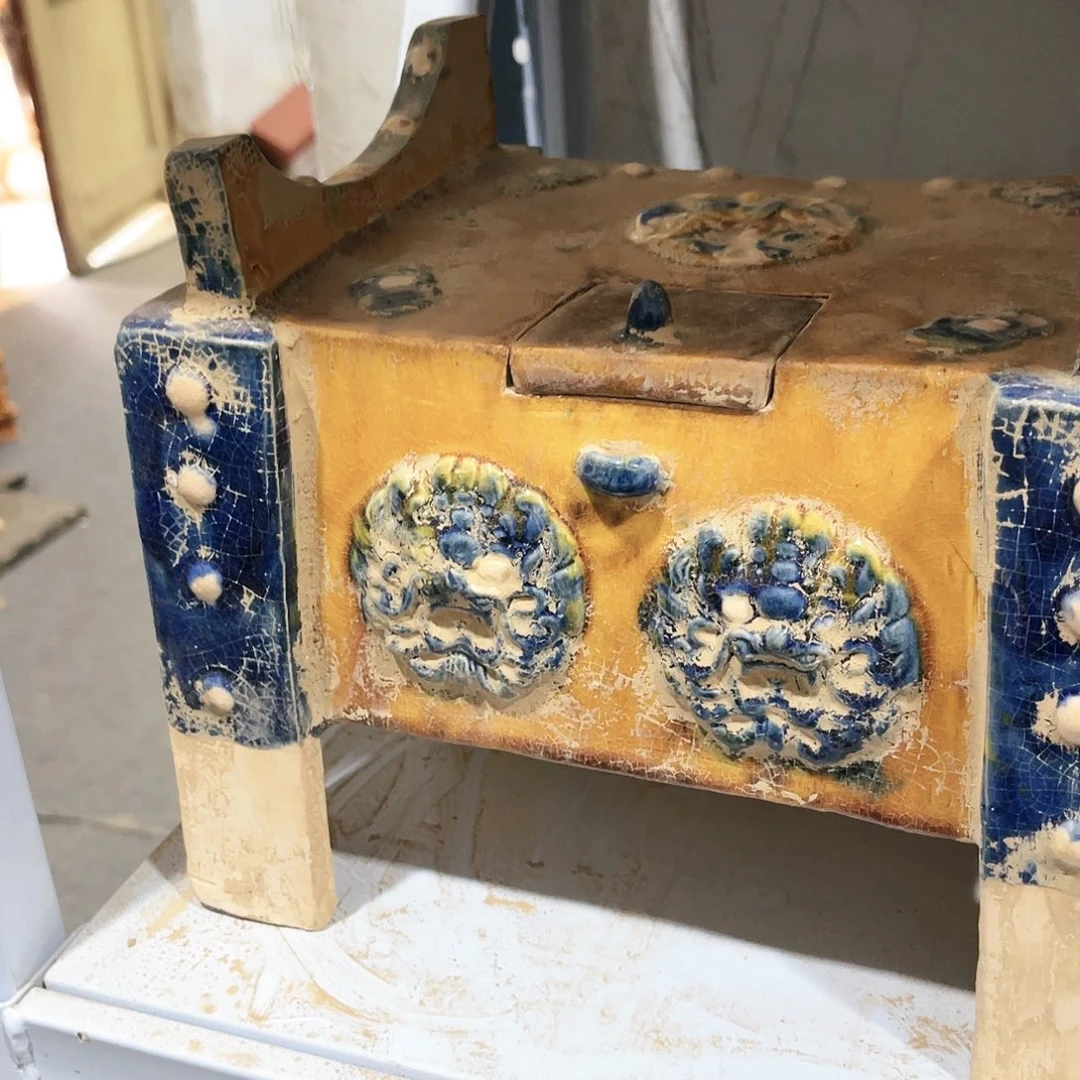 瓦当摆件摆件茶桌茶台陶瓷海**香