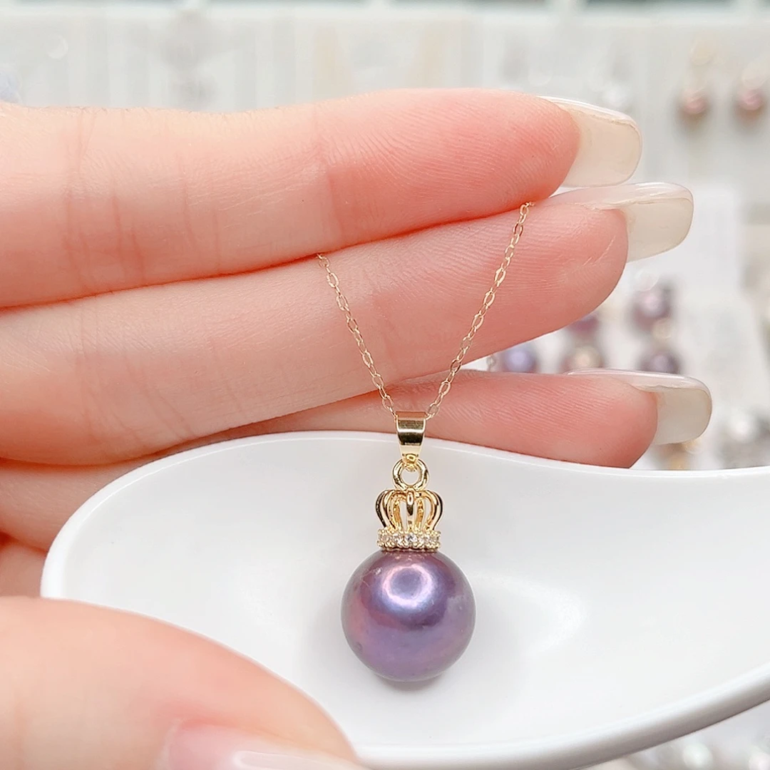 合金淡水珍珠吊坠(赠链)