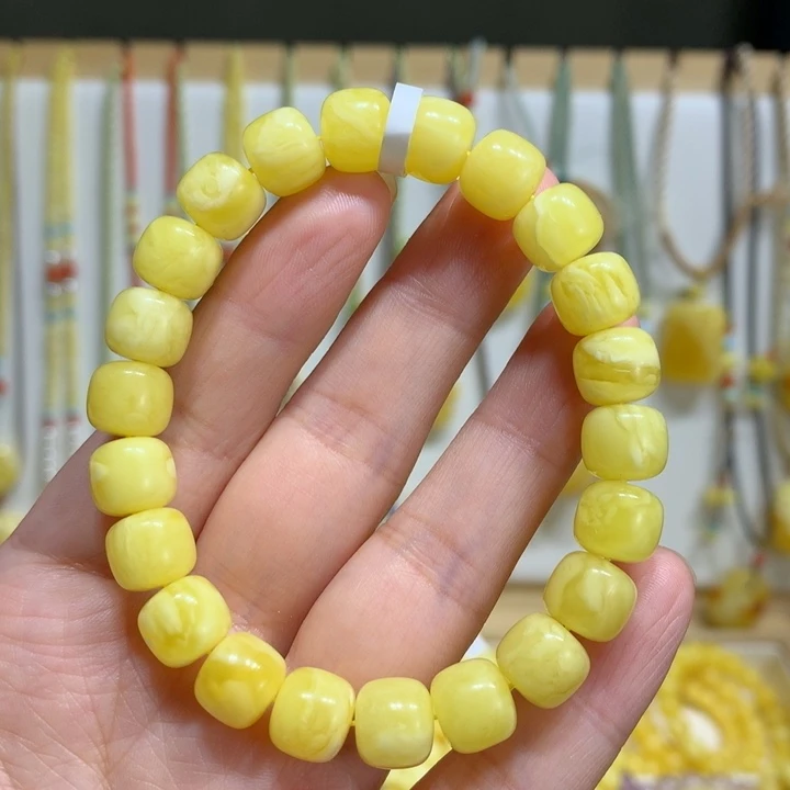 蜜蜡手链未镶嵌9.5m m