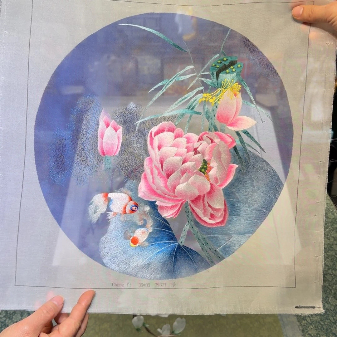 刺绣手工苏绣工艺单面绣片