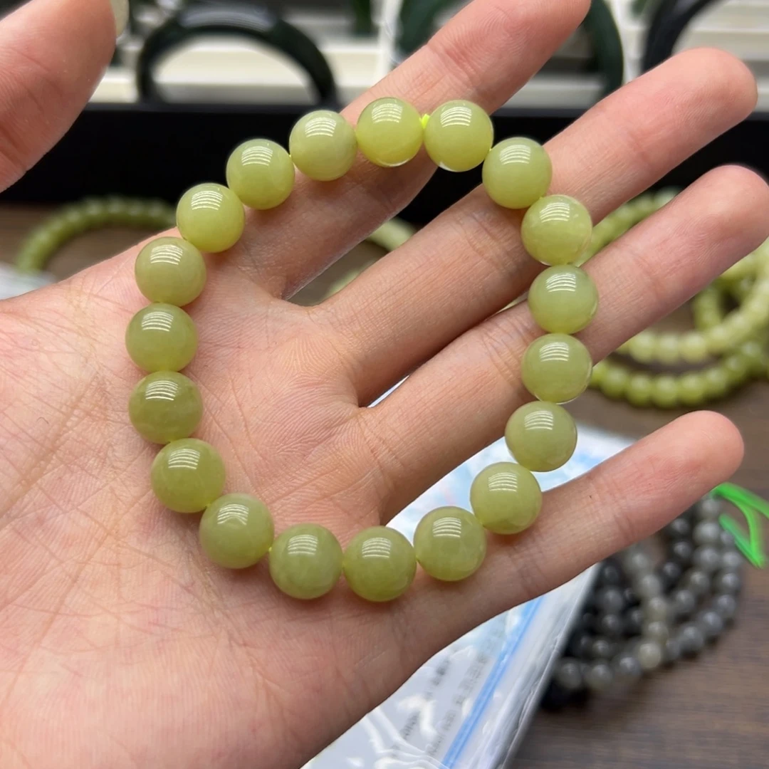 和田玉未镶嵌手链529