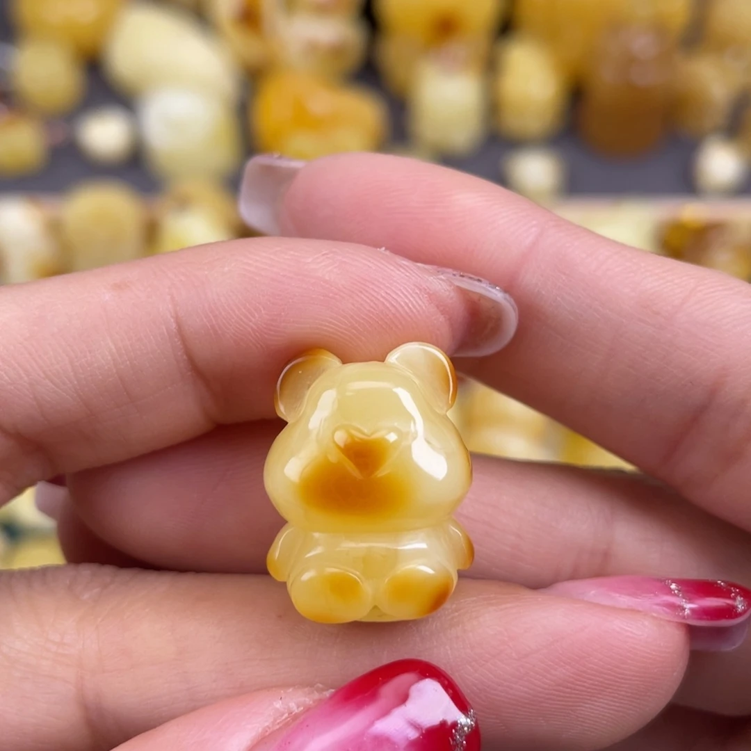 琥珀裸石未镶嵌蜜蜡