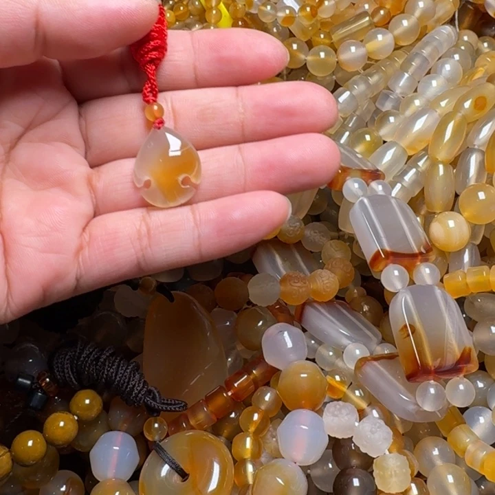 玛瑙/玉髓颈饰合金H****.004