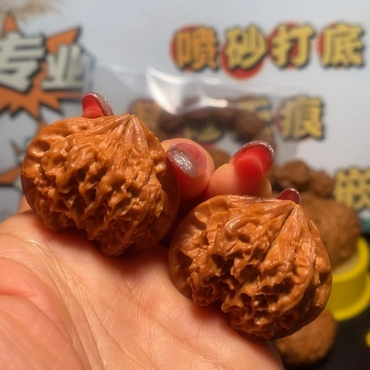 把件桃核小连体没有名字全品尖微磕碰