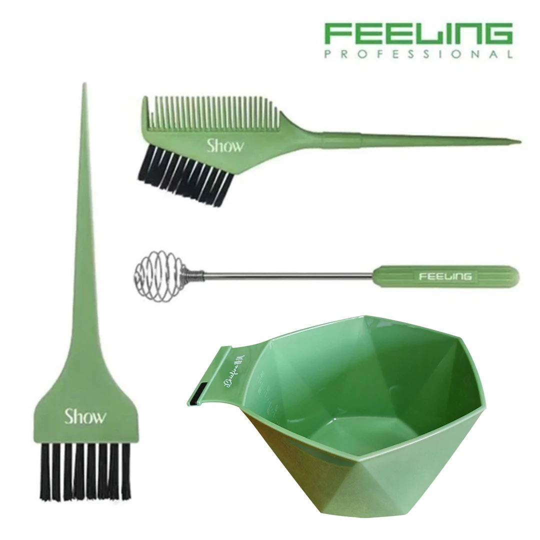 菲灵染发工具四件套（染碗，染刷，搅拌棒）